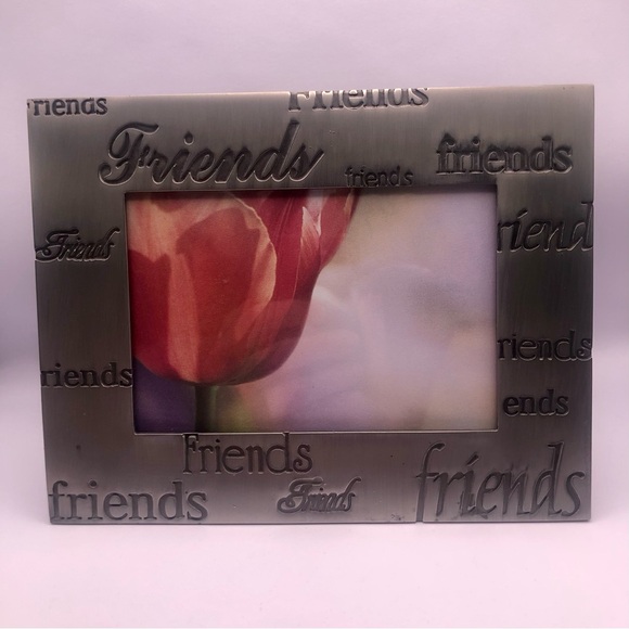 🔵[Fetco International] “Friends” Metal Expressions Pewter Picture Frame - Picture 3 of 12